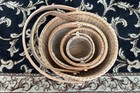 Vintage Oval Nantucket Baskets Nested Set Of 4 Nautical Home Decor 