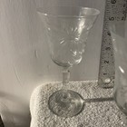 Set Of 4 Vintage Edged Crystal Water Glasses Great For Wine