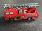 Ichiko Ladder Fire Engine Tin Toy Vintage Late 1960   s From Japan