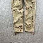 Vintage Military Pants Mens L 36x34 Reg Desert Storm Tri Camo Bdu Combat Ripstop