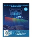 Kohree 14  Rv Vent Fan 10 Speed Reversible Manual Lift  12v Super Quiet Rv Ro   