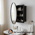 Recessed Medicine Cabinet Round Mirror Medicine Cabinet Bathroom Mirror storage