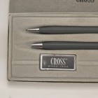 Vintage Cross Grey Ball Pen And Pencil Set 2101 In Box Made In Ireland  6021