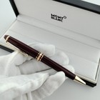 Montblanc Meisterstuck Classique Red Gold 164 Ballpoint Pen With Box   Refill