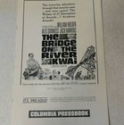The Bridge On The River Kwai 1957 Columbia Movie Pressbook William Holden