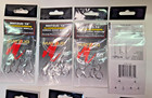 22 Packs Matzuo 18  Fluorocarbon Snelled Hooks  19 Circle   3 Sickle  Sz 2 0-12