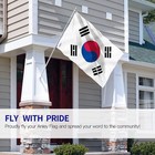 Anley Fly Breeze 3x5 Foot South Korea Flag - Vivid Color And Fade Proof - Canvas