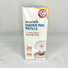 Munchkin Arm   Hammer Diaper Pail Refills 7 Layer Bags Lavender 20 Pack