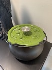 Smith   Clark Black Cast Iron Pot Cauldron New 4qt Halloween Decor Boiling Lid