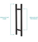 Togu Tg-6012 48 Inches Solid Standoffs Heavy-duty Commercial Grade-304 Ss