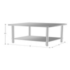 Nsf Stainless Steel  Work Table Commercial Kitchen Restaurant Table For Prep