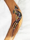Genuine Dreamtime Boomerang  Made In Australia   Hand Painted aboriginal Art 20 