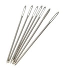 100pcs Silver Tail Needle For 11ct Embroidery Fabric Cross Stitch Needle 3 6cm