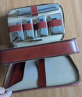 Vintage 60   s Travel Cosmetic Shaving Razor Stationery Set   Case Unused