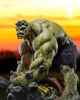 Hulk Crush Resin Sculpture Statue Model Kit  Marvel Unpainted unassembled
