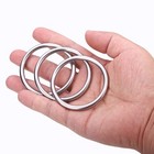 10 Pcs Metal O Rings 2 Inch Heavy Duty 304 Stainless Steel Welded O Ring Multi-p