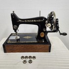 Stunning 1936 Singer Hand Crank Sewing Machine 99k Fully Tested Perfect Filigree