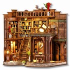Book Nook Kit For Adults Diy Miniature Tiny House Kit Wooden Puzzle  book Hall  