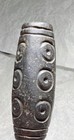 Tibetan Rare 12 Eye Large Asteroid Hand Carved Dzi Bead  Talisman       