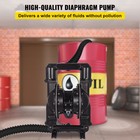 Air-operated Double Diaphragm Pump 2  Inlet Outlet Petroleum Fluid 140gpm