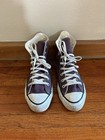 Vintage 80s 90s Made In Usa Dark Purple Maroon Converse Chuck Taylor Size 7 Men