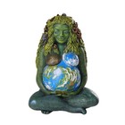 Millennial Gaia Mother Earth Goddess Figurine God Decorative Statue 7 Inch New