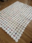 Vintage Snowball Quilt Hand Pieced 1930-1940   s Vivid Colors