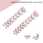 For Fitbit Charge 4 3 D-bling Rhinestone Stainless Steel Watch Wrist Band Strap