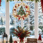 Yunzlly Pearl Diamond Art Painting Kit - Christmas Tree Wreath