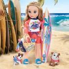 Disney Ily 4ever Stitch Inspired 18    Doll And Beach Puppy Set Blonde