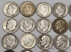 Roll Of 50 Silver Roosevelt Dimes  5 Face Value 90  Silver Coins Mixed Dates