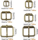 Brass Buckles 60 Pcs Roller Buckles Belts Hardware Pin Buckle For Bags Leather B