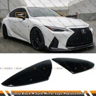 M Style Gloss Black Replacement Mirror Cover Caps For 19-23 Lexus Is Es Rc Ls Ux