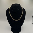 Miami Cuban Link Chain 5mm 18k Gold Plated Stainless Steel Mens 16-26 Inch