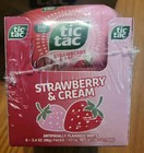 8 Pack Tic Tac Strawberry   Cream  200 Mints Each  -exp  12 12 2026