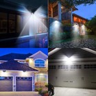 100 Led Pir Motion Sensor Wall Light Solar Power Waterproof Outdoor Garden Lamp