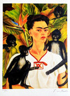 Frida Kahlo Lithograph Original Numbered Pencil Signed Limited