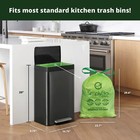 13 Gallon Compostable Trash Bags Liners Drawstring  Heavy Duty Extra Thick 1    