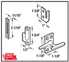 Casement Window Sash Lock Diecast And Steel Antique Bras Plated With Strikes New