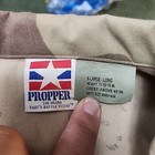 Vintage Propper Coat Mens Xl Desert Camo Combat  chocolate  Chip  Jacket 6-color