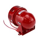  1pc Red Ac 114db Industrial Motor Alarm Bell Horn Sound Buzzer Siren 110v 