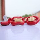 Funny Baby Pacifier With Buck Teeth - Soft Bpa Free Silicone  3 Pack  Great Gift