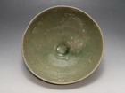 Korean Old Goryeo Dynasty Pale Blue Celadon Candy Bowl