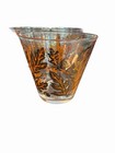 Culver Oak Leaf 22k Gold Rocks Glasses Set Of 8 Mid Century Barware Mcm