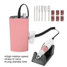 Electric Rechargeable Nail Drill Machine Manicure Pedicure Grinding File Nail   