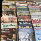 Nutshell News Miniatures Dollhouse Magazine Lot Of 38 With Binder 1984-1995