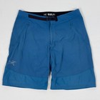 Arcteryx Mens Medium M Palisade Hiking Outdoor Shorts Blue