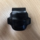 Harley Davidson Motorcycles Pocket Watch Holder Black Leather Case