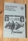 Vtg    counterpoint    Original 60   s Movie Pressbook Charlton Heston 1968
