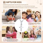 Stainless Steel Cross Necklace For Kids Minimalist Boy Chain Back To School Gift